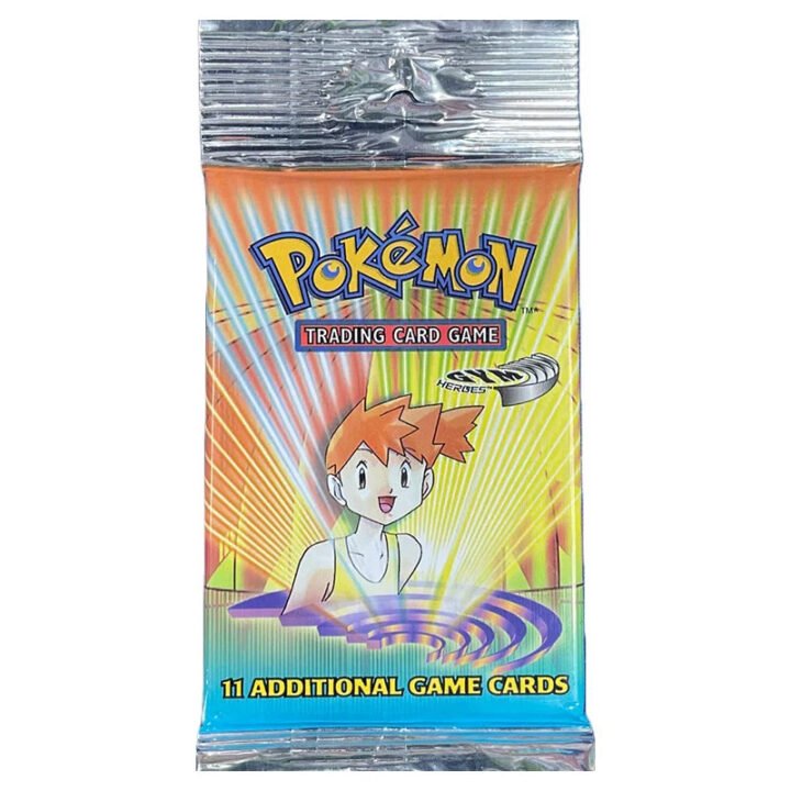Pokémon Gym Heroes Unlimited Booster Pack Long Crimp - Misty Artwork