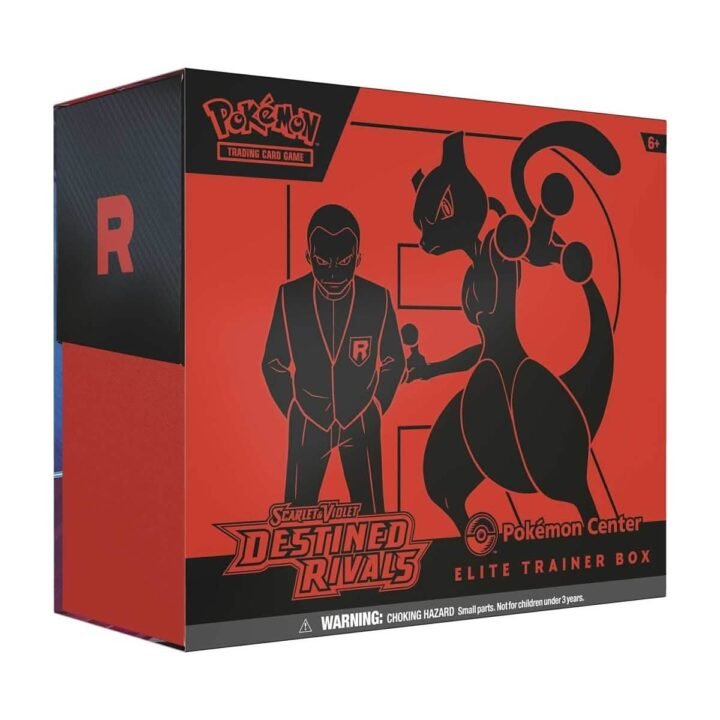 Pokémon SV10 Destined Rivals Pokémon Center Exclusive Elite Trainer Box (Damaged Packaging — Edge & Corner Dings)