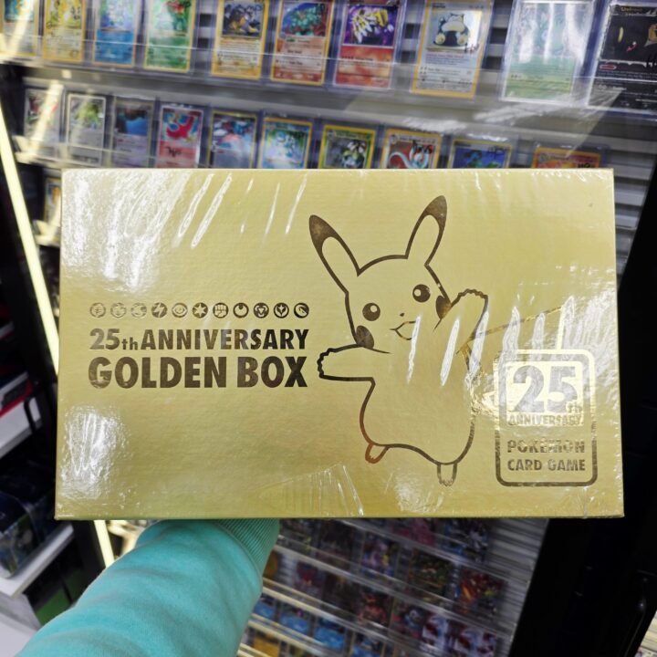 Pokémon 25th Anniversary Golden Box Pikachu Japanese Pokémon Center Exclusive