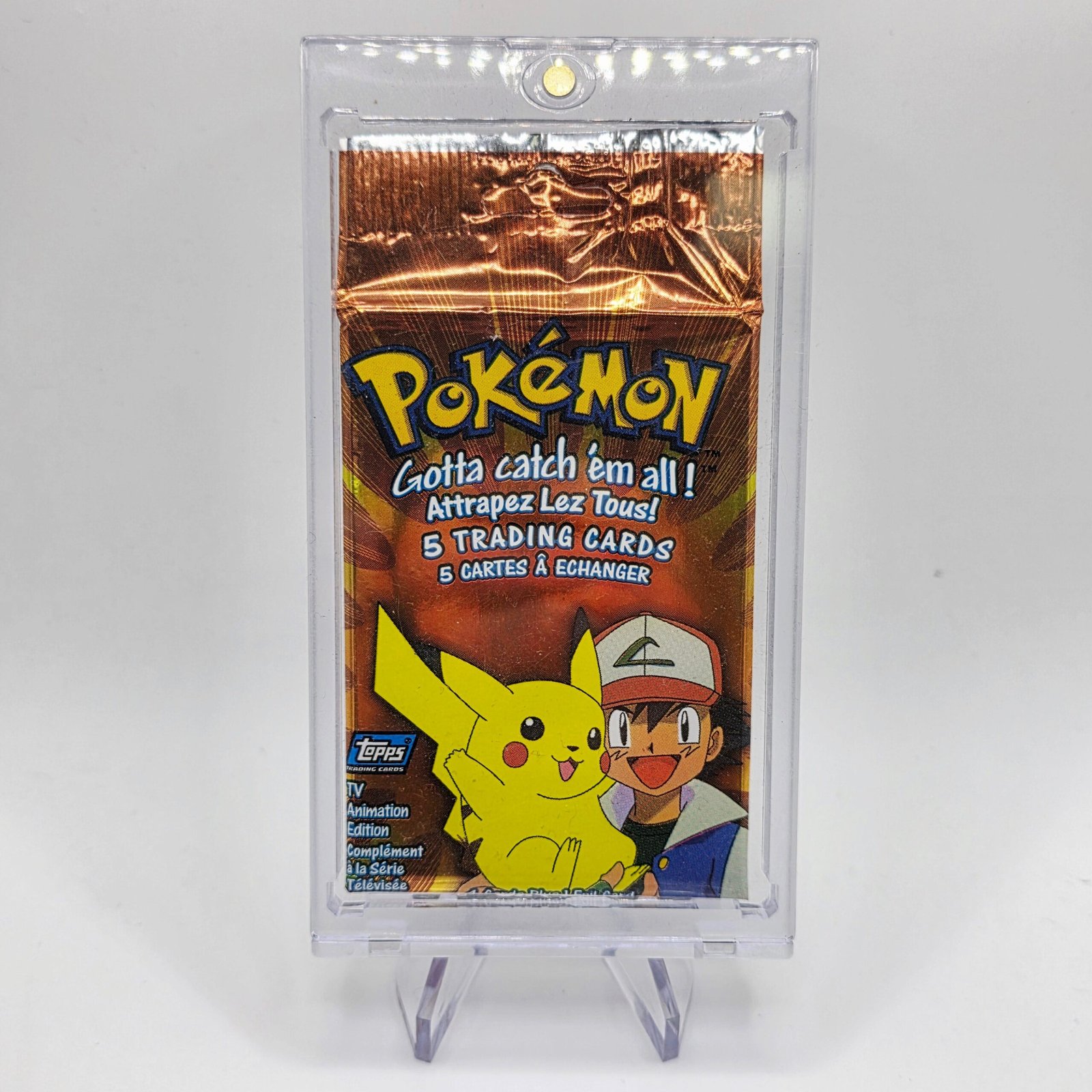 Pokémon TOPPS TV Animation Series 1 Bilingual Packaging Edition - 5 Cards
