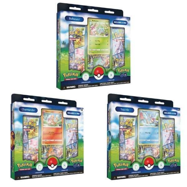 Pokémon GO - Pin Collection Bundle (Bulbasaur, Squirtle, Charmander)